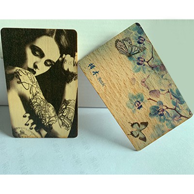 पूर्ण रंग मुद्रण लकड़ी का कार्ड